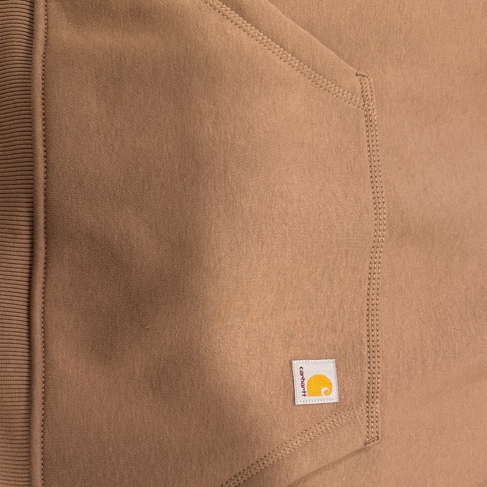 Carhartt Brown Pullover Hoodie with Logo - Picture 5 of 5